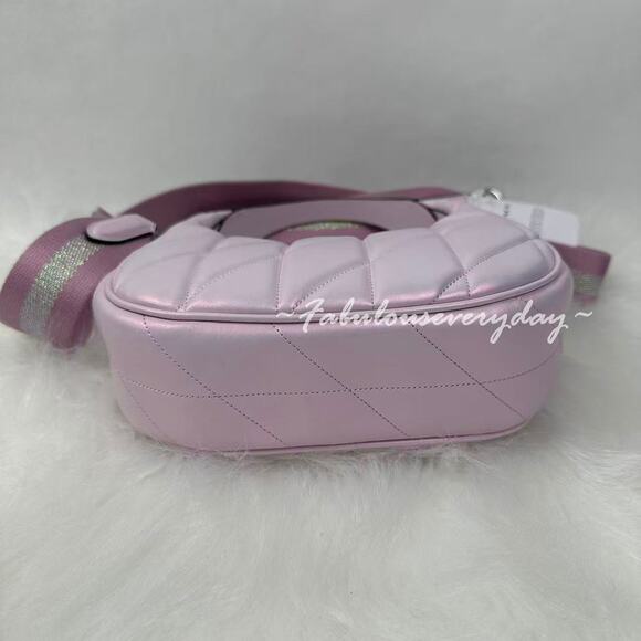 Coach Carmen Mini Crossbody Bag In /Silver/Pink CBI46 NWT - Picture 8 of 8